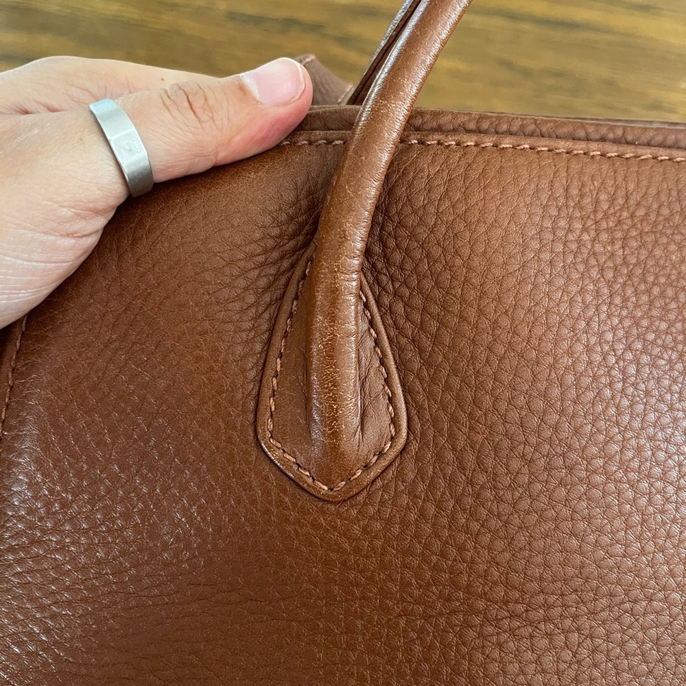 Vintage Coach Sonoma Satchel Brown Leather Shoulder Crossbody Bag - Picture 10 of 15